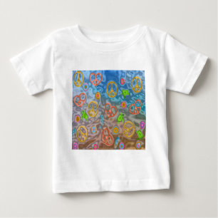 Retro 60s Peaceful Ocean Life Apparel Gifts Baby T-Shirt