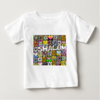 Retro 60s Psychedelic Shalom LOVE Apparel Gifts