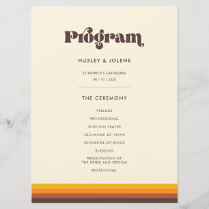 Retro 60s vintage colours programme