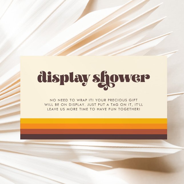 Retro 60s Vintage Mid Century Display Shower Card (Creator Uploaded)