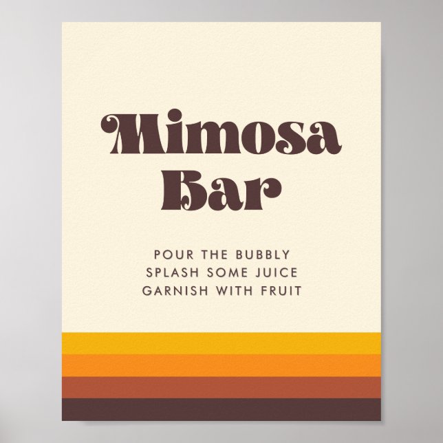 Retro 60s Vintage Mid Wedding Flip Flops Sign (Front)