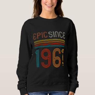 Retro 61th Birthday Epic Since 1961 Sweatshirt