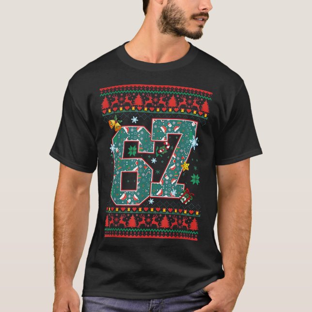 Retro 67 Six Seven Christmas Shirt Meme  (Front)