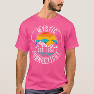 Retro 70S 80S Mystic Connecticut Ct T-Shirt