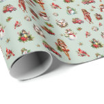 Retro 70s Christmas Vintage Winter Scenes Wrapping Paper<br><div class="desc">Introducing our retro 70s Christmas wrapping paper, perfect for adding a nostalgic touch to your holiday gifts. This vintage-themed wrapping paper features charming scenes with girls, vintage trucks, cardinals, reindeer, and more, capturing the festive spirit of the past. The whimsical designs and vibrant colours bring a unique blend of retro...</div>