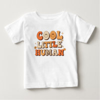 Retro 70s "Cool Little Human" Smiling Face Groovy