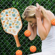 Retro 70s Floral Pattern Custom Text Name