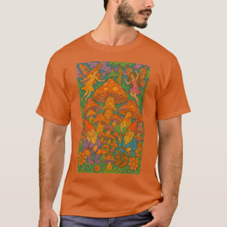 Retro 70s Forest Gnomes T-Shirt