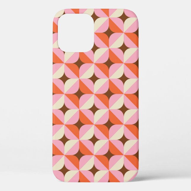 Retro 70s geometric seamless pattern. Case-Mate iPhone case (Back)
