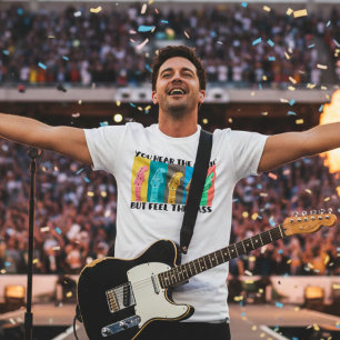 Retro 70s guitar and music vibes graphic T-Shirt