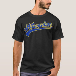 Retro 70s Milwaukee Jersey Script T-Shirt