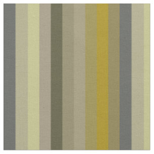 Retro 70s Mustard & Olive Stripes Fabric