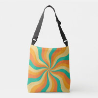 Retro 70s Sunburst Colourful Background
