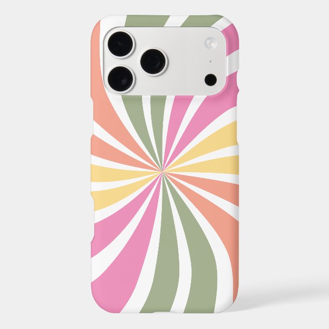 Retro 70s Sunburst Flower Colors (Back)