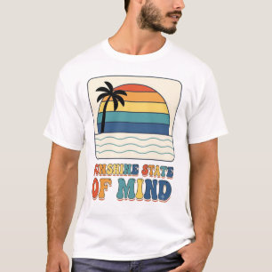 Retro 70s "Sunshine State of Mind" Palm Tree T-Shirt