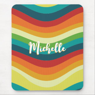 Retro 70s Vintage Mouse Pad
