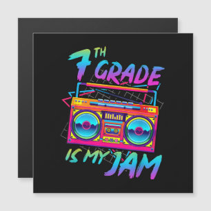 Retro 80s 7th Grade Is My Jam Back To School