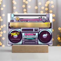Retro 80's 90's Hip Hop Colourful Boombox Wedding