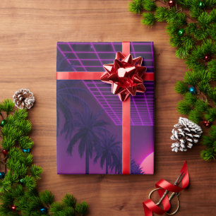 Retro 80s Aesthetic Wrapping Paper