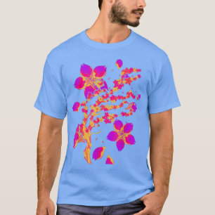 Retro 80s Art Japan Flower Sakura Vaporwave Cherry T-Shirt