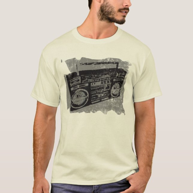 RETRO 80'S BOOMBOX T-Shirt (Front)