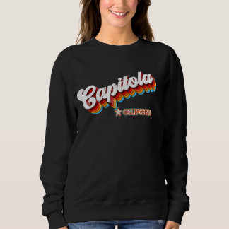 Retro 80s Capitola California Ca Sweatshirt