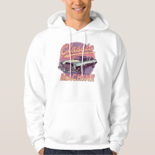 Retro 80s "Classic Machine" Vintage Car Hoodie
