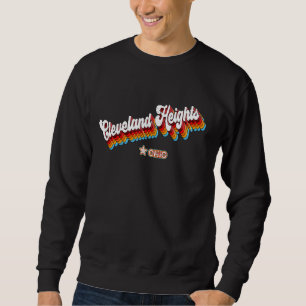 Retro 80s Cleveland Heights Ohio Oh Sweatshirt