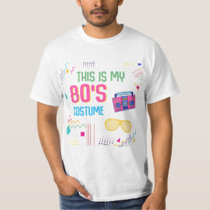 Retro 80s Costume Roller Skating Disco 1980s T-Shirt