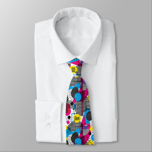 Retro 80s Custom Tie – Elegant Fashion