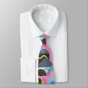 Retro 80s Custom Tie – Elegant Fashion