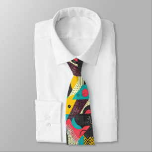 Retro 80s Custom Tie – Elegant Fashion