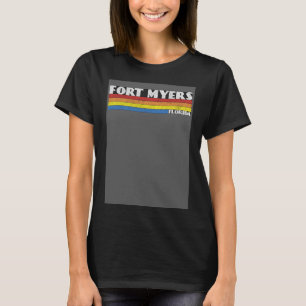 Retro 80s Fort Myers Florida FL Souvenir T-Shirt