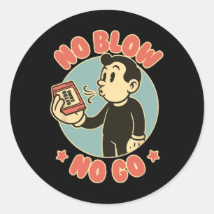 Retro 80s Gamer Vintage Gaming Classic Round Sticker