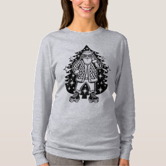 Retro 80s Inspired Santa Claus T-Shirt