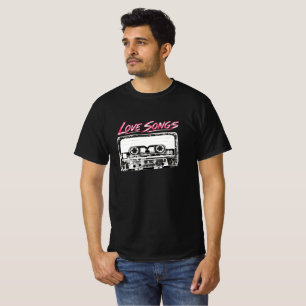Retro 80s Love Songs Mixtape Valentine T-Shirt