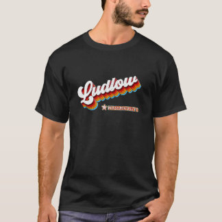 Retro 80s Ludlow Massachusetts Ma T-Shirt