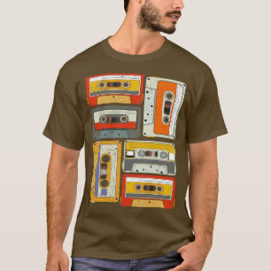 Retro 80s Music Vintage Cassettes 80s Generation 8 T-Shirt