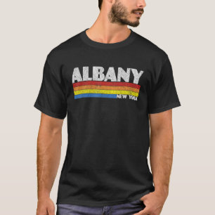 Retro 80s New York NY Souvenir Albany T-Shirt