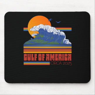 Retro 80s Style Gulf Of America Circa 2025 Mouse Pad