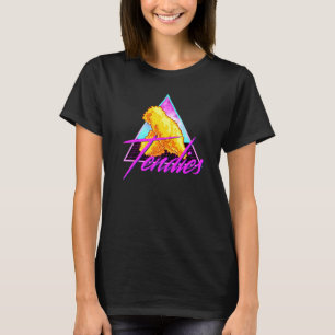 Retro 80s Vaporwave Chicken Tendies Dank Meme T-Shirt