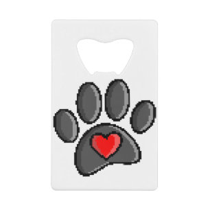 Retro 80s Video Game 8 Bit Pixel Art Dog Paw