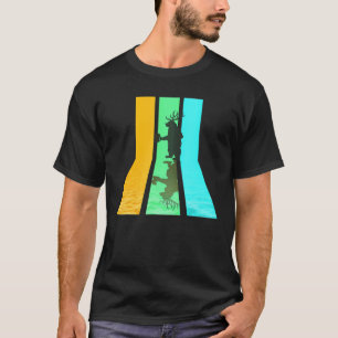 Retro 80s Vintage Style Beer Bear Deer T-Shirt
