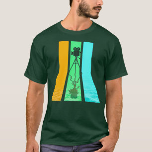 Retro 80s Vintage Style Film Maker T-Shirt