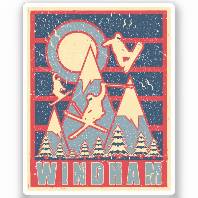 Retro 80s Windham Mountain Ski (Front)