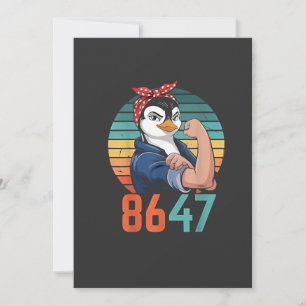 Retro 8647 Is It 2028 Yet Anti Trump Penguin  Announcement