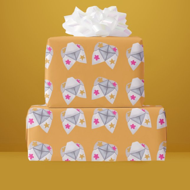 Retro 90’s Cootie Catcher Wrapping Paper (Creator Uploaded)