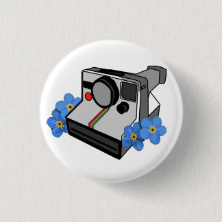 Retro 90's Camera 3 Cm Round Badge