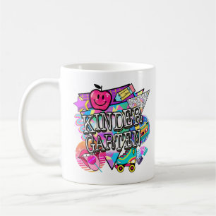 Retro 90's Kindergarten Tshirt Coffee Mug