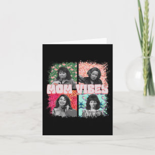 Retro 90's Mum Vibe Shirt Mothers Day Funny Mum  Card